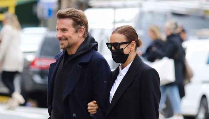 The two were seen hand-in-hand walking to Coopers apartment