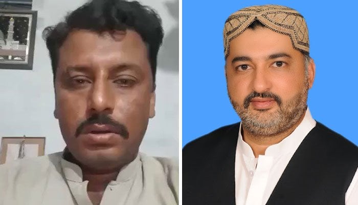 Nazim Jokhio (kiri) dan PPP MNA Jam Abdul Karim