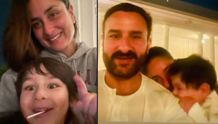 Kareena Kapoor shares her chand series with fans ft. Saif Ali Khan, Taimur and sleepy Jeh