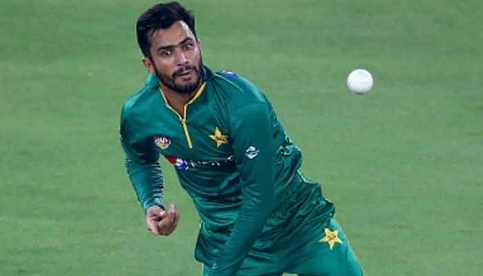 Mohammad Nawaz bowls during a match. Photo: Twitter