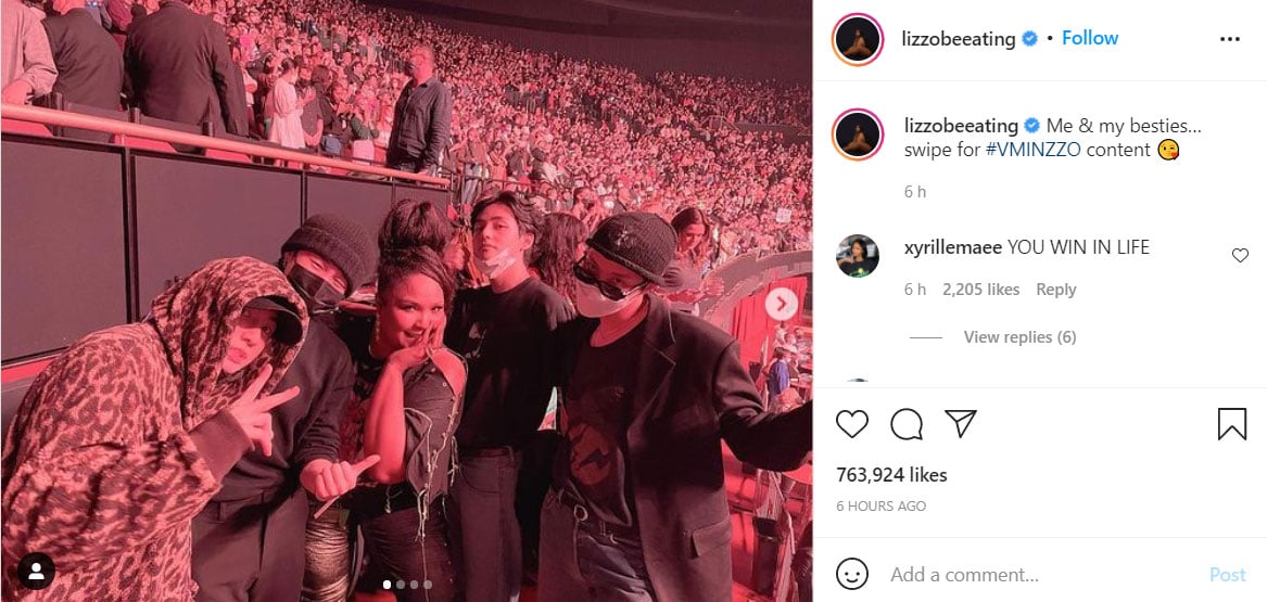 Photo: BTS shares candid snapshots with Lizzo from LA