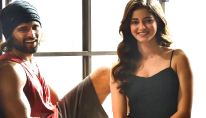 Ananya Panday goes horse riding with co-star Vijay Deverakonda, pics