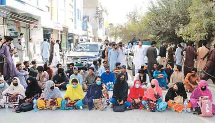 Mengabaikan protes mahasiswa di Balochistan