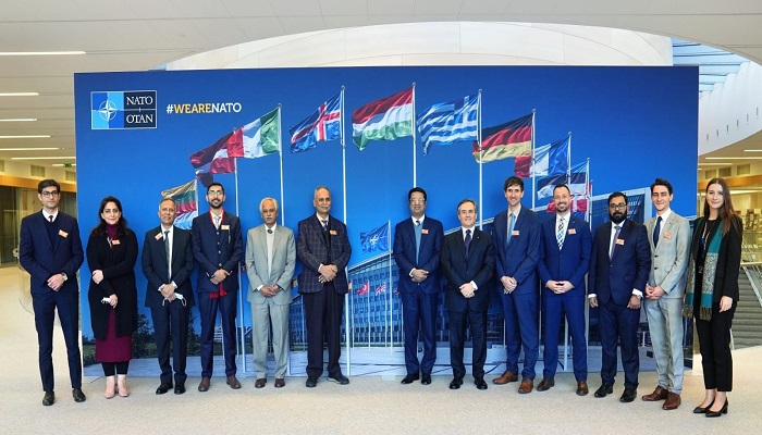 CGSS chief executive Lt-Colonel (retd) Khalid Taimur Akram was leading the delegations visit to EU. Photo: Courtesy our correspondent