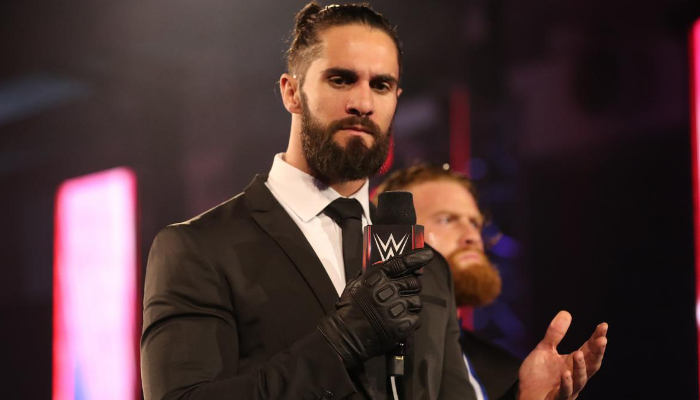 Seth Rollins was attacked by a young fan during Monday Night Raw at the Barclays Center in Brooklyn