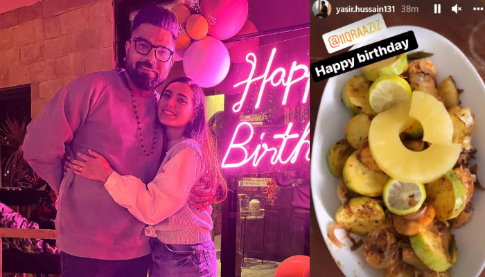 Yasir Hussain donned the chef’s hat for wife Iqra Aziz’s 24th birthday on November 24