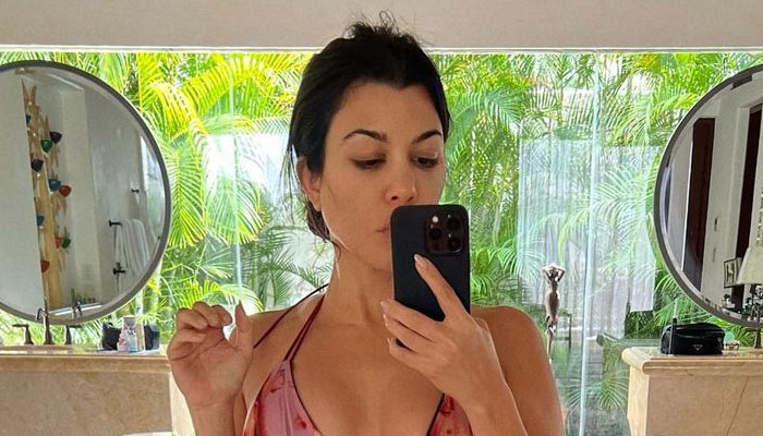 Kourtney Kardashian leaves fans swooning with her fit physique amid pregnancy rumours