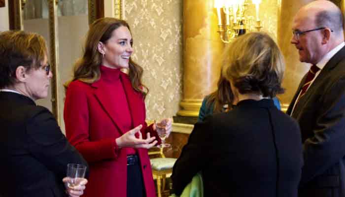 Kate Middleton looks happy and relaxed in latest appearance after royal family criticises BBC