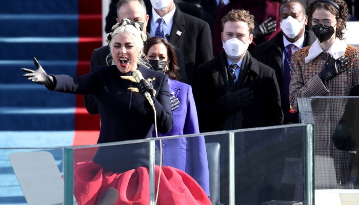 Lady Gaga sported bulletproof gown at Joe Bidens inauguration ceremony