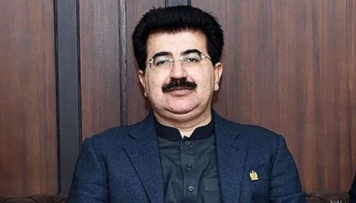 Senate Chairman Sadiq Sanjrani. Photo: file