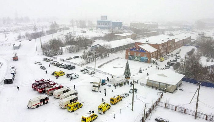 The Listvyazhnaya coal mine in the Kemerovo region town of Belovo in southwestern Siberia. Source:Kuzbass govt