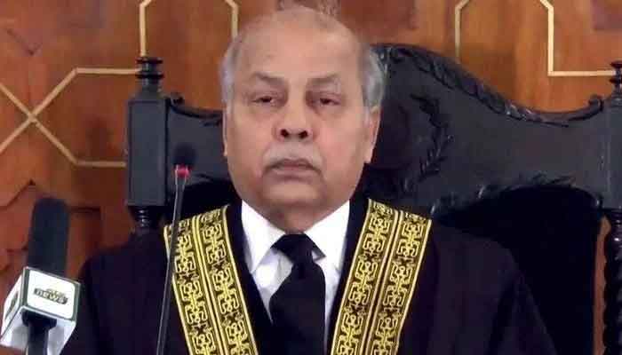 A file photo of Chief Justice Gulzar Ahmed.