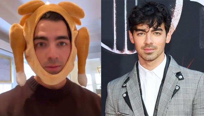 Joe Jonas dons a Turkey hat as he kick-starts Thanksgiving celebrations