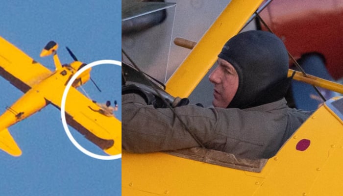 Tom Cruise performs death-defying stunt on airplane. Watch!