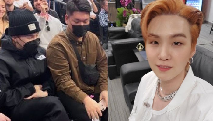 BTS rapper Suga makes a low-key appearance at LA Clippers’ game, see pic