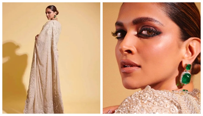 Deepika Padukone looks stunning carrying Pakistani designer Faraz Manans saree: PHOTOS