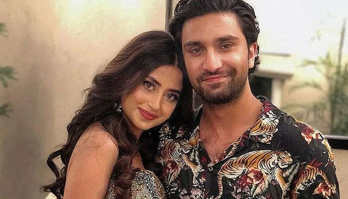 Sajal Aly talks about Ahad Raza Mirs absence from Khel Khel Mein premiere