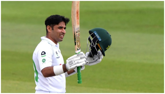 Cricket - Second Test - England v Pakistan - Ageas Bowl, Southampton, Britain - August 13, 2020 Pakistans Abid Ali celebrates his half century, as play resumes behind closed doors following the outbreak of the coronavirus disease (COVID-19). via REUTERS