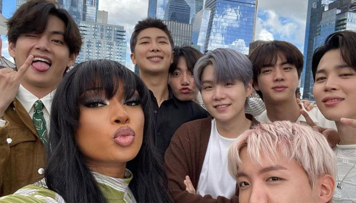 Megan Thee Stallion joins BTS for first ever live ‘Butter’ performance