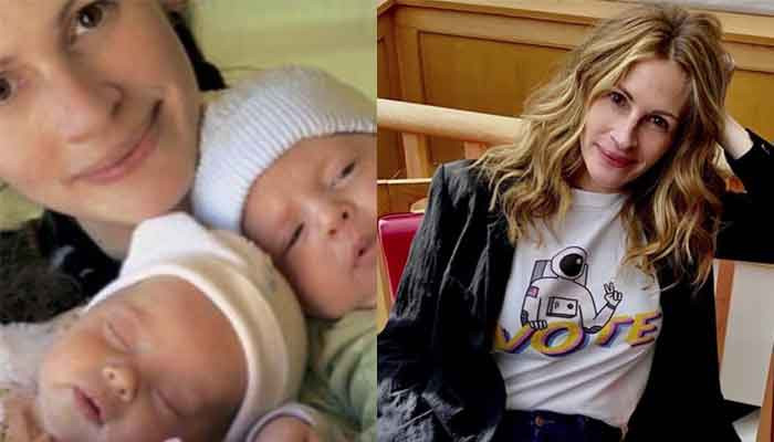 Julia Roberts lets only four people comment on her rare picture with twins - Vimarsana News