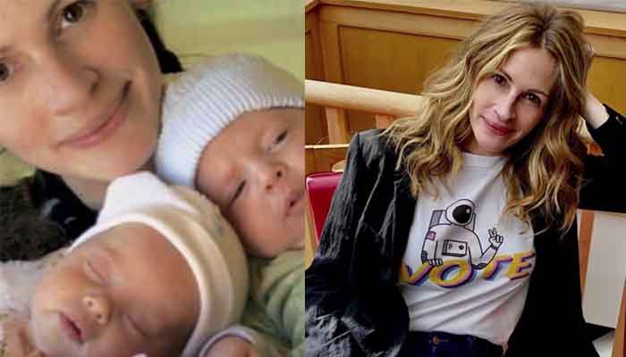 Julia Roberts lets only four people comment on her rare picture with twins