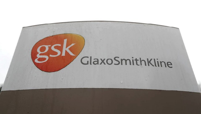 A GlaxoSmithKline (GSK) logo is seen at the GSK research centre in Stevenage, Britain November 26, 2019. Photo: Reuters