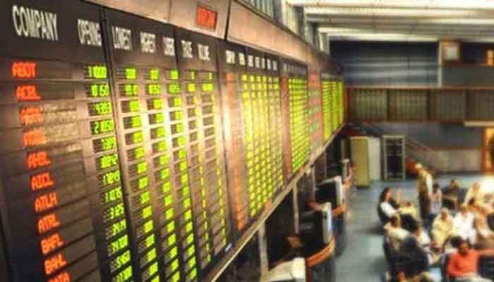 A file photo of the Pakistan Stock Exchange.