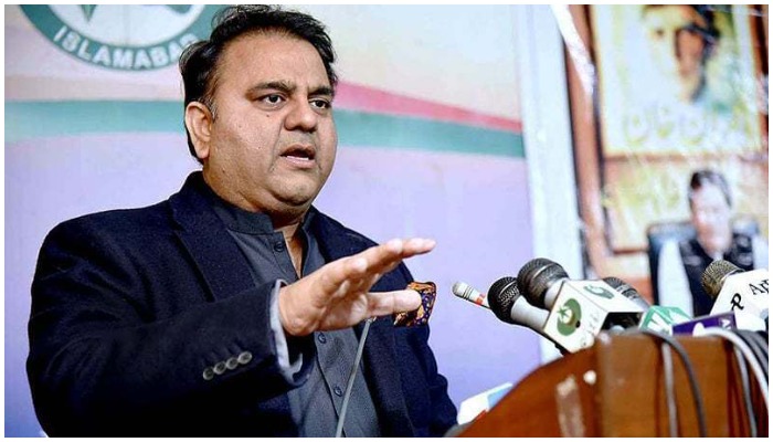 A file photo of Information Minister Fawad Chaudhry.