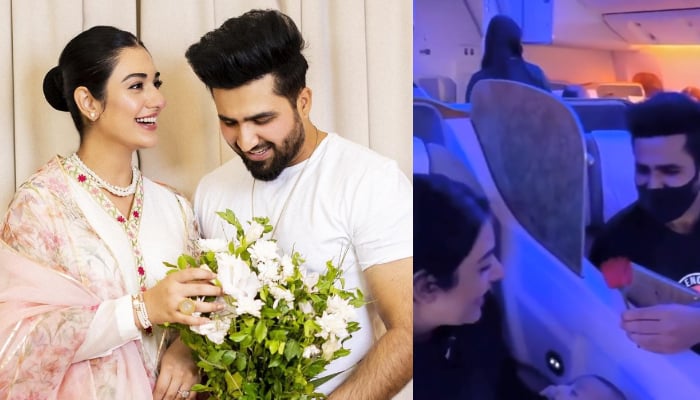 Shabir even enlisted the help of a flight attendant to make sure he didnt miss the ritual