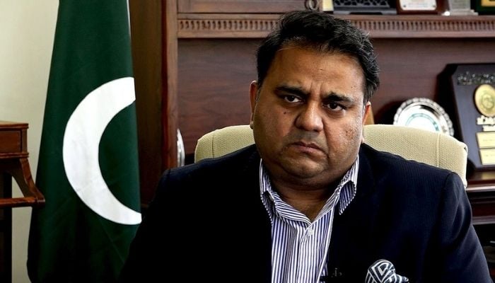 Federal Minister of Information Fawad Chadhary - file photo