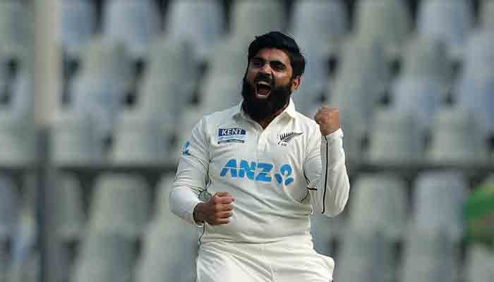 New Zealand spinner Ajaz Patel. Picture ICC