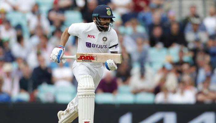 Cricket - Fourth Test - England v India - The Oval, London, Britain - September 2, 2021 Indias Virat Kohli in action. — Reuters/File