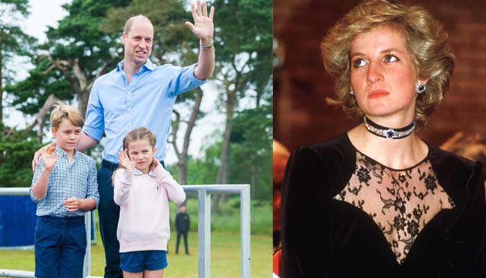 George and Charlotte entertain Prince William most mornings like Princess Diana