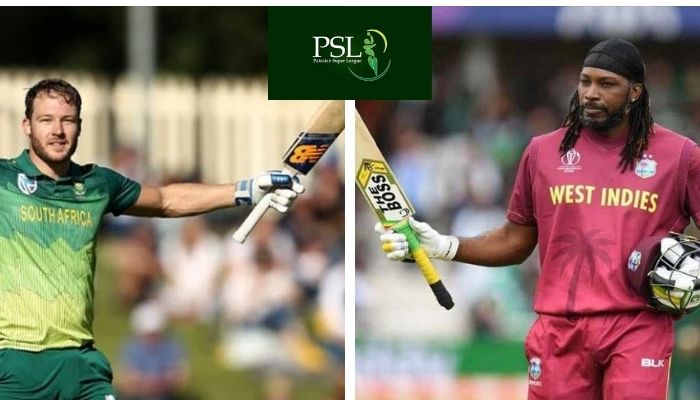 Cricketers Chris Gayle, David Miller registered for seventh edition of PSL.