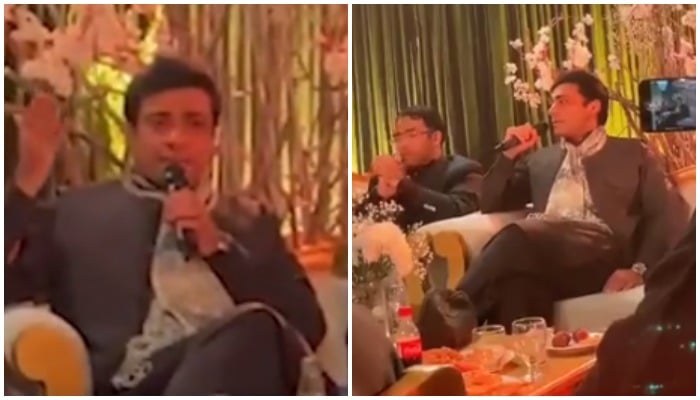 Screengrabs from Hamza Shahbazs videos.