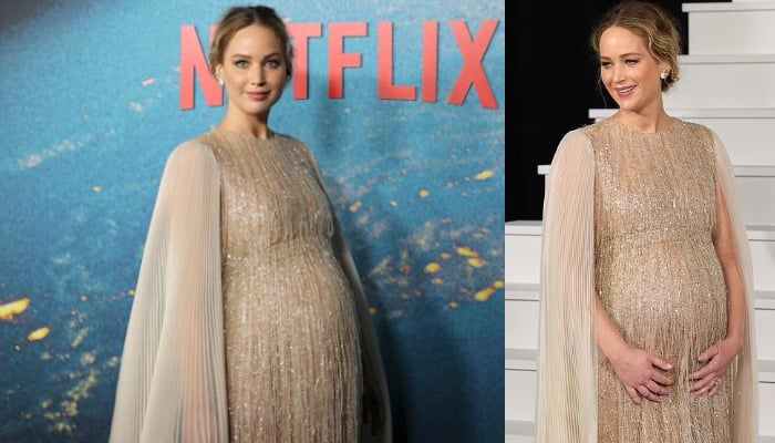 Lawrence is expecting her first child with husband Cooke Maroney