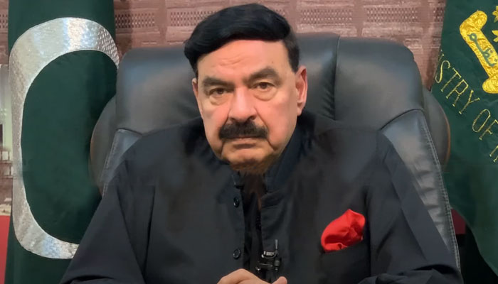 The PDM call for a march on Pakistan Day is highly irresponsible and immoral, says Sheikh Rasheed. File photo