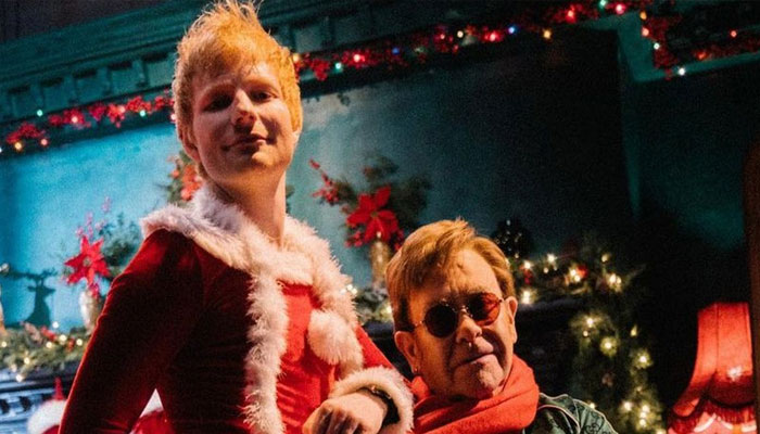Heres how Ed Sheeran almost killed Elton John on Merry Christmas set
