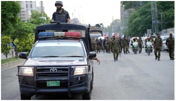 A file photo of the Lahore police.