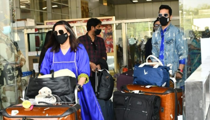 Katrina-Vicky Wedding: Neha Dhupia, Kabir Khan and more leave Mumbai for Jaipur nuptials