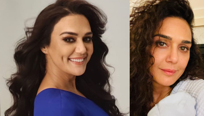 Preity gave fans a glimpse at one of her two newborn babies in a new post on Instagram