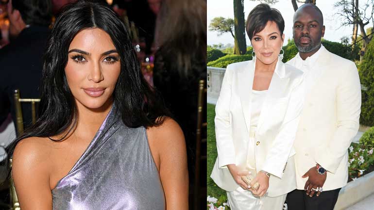 Kim Kardashian gives astonishing   nickname to her mums fellow  Corey Gamble