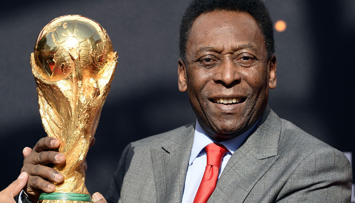 Brazilian soccer legend Pele has been hospitalized to undergo treatment for a colon tumour. File photo