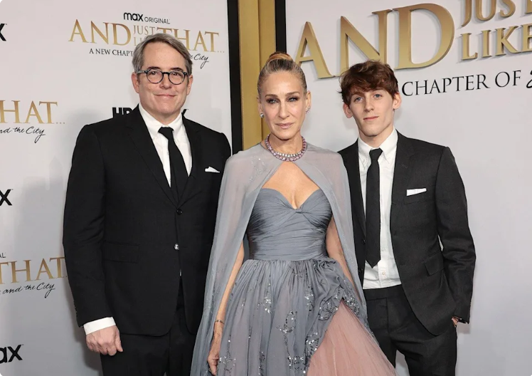 Sarah Jessica Parker arrives at ‘And Just Like That’ premiere with husband and son