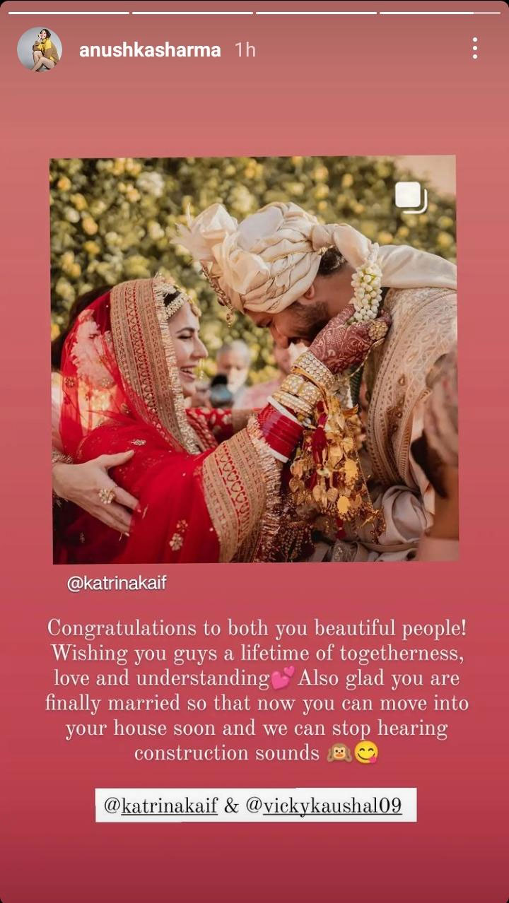 Anushka Sharma pens ‘lucky couple’ Katrina Kaif, Vicky Kaushal loving tribute