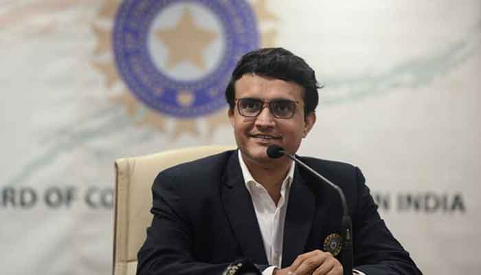 Saurav Ganguly speaks to the media. Photo: file