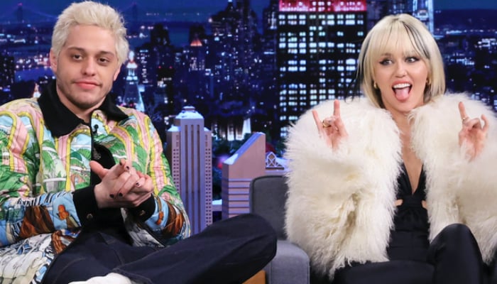 Cyrus got major kick out of Davidson over his rumoured romance with Kim Kardashian in a new show