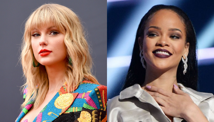 Rihanna came in at #68 while Taylor clinched the #76 spot