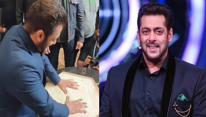 Salman Khan’s hand prints added to Wall of Fame in Riyadh