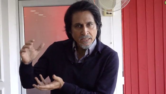 Pakistan Cricket Board (PCB) Chairman Ramiz Raja speaks during a video released by PCB on December 10, 2021. — Twitter/TheRealPCB